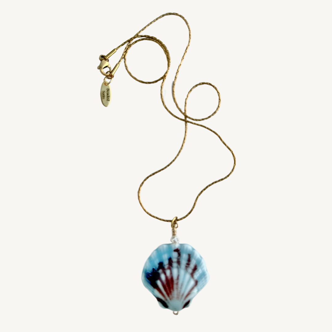 Ceramic Scallop Necklace