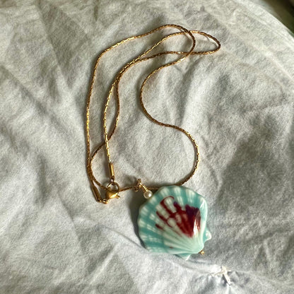 Ceramic Scallop Necklace